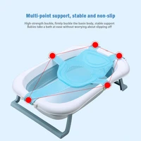 newborn infant adjustable bath tub pillow seat mat cross shaped baby bath net mat kids bathtub shower bed seat
