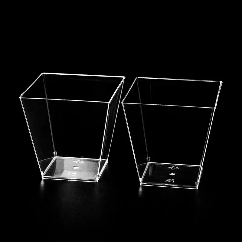 25 шт. большие десертные чашки муссы 200 мл|Одноразовая посуда для вечеринок| |