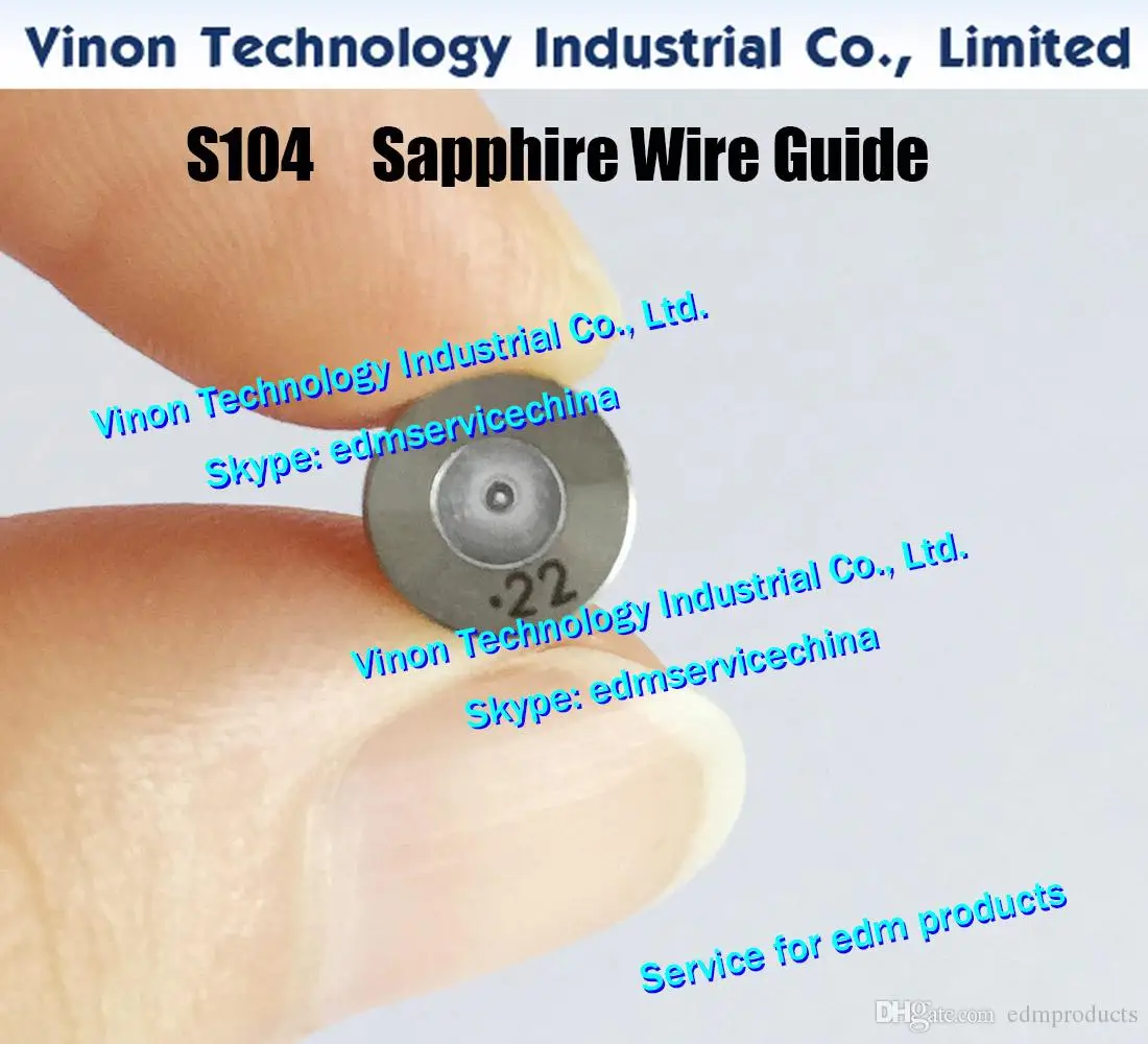 

Ø0.22mm edm Wire Guide (Sapphire) S104 3080220, Upper Dies B (Sapphire) 0200111 for AQ,A,EPOC edm machine EDM Sapphire Guide