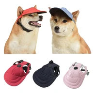 dog sun baseball hat summer spring pet dog cat hat cute head accessories travel sports walking pet caps sunscreen hat for dogs