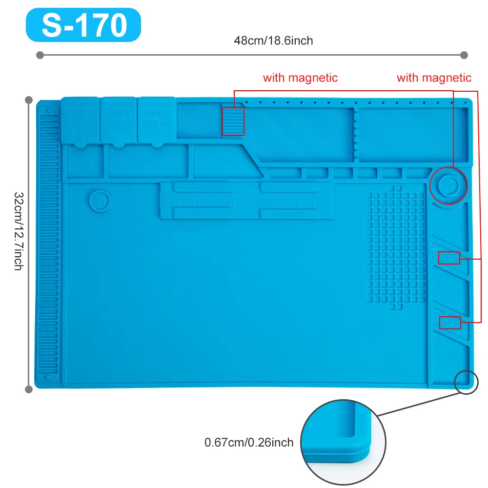 Высококачественный Теплоизоляционный рабочий коврик для электронного