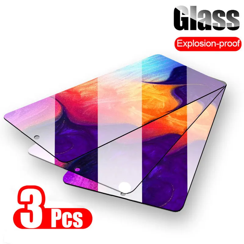 3 шт. Защитное стекло для Samsung Galaxy A50 A30 A20 A01 A11 A21 A31 A41 A51 A71 A40 A70 A10|Защитные стёкла и