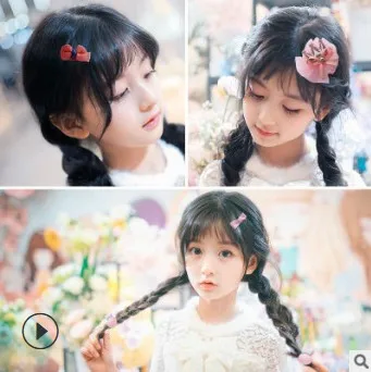 12 компл./лот 18 шт./компл. DIY многофункциональное ткани дети заколки для волос