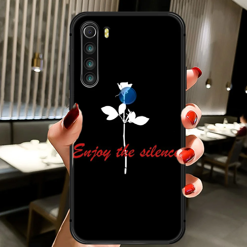 

Depeches Band Mode Phone Case Cover Hull For XIAOMI Redmi 7a 8a S2 K20 NOTE 5 5a 6 7 8 8t 9 9s Pro Max black Shell Silicone Etui