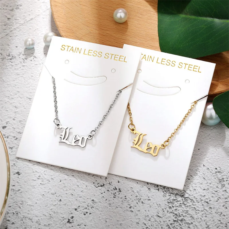 Ожерелье с подвеской в виде 12 знаков зодиака старый английский Скорпион Телец