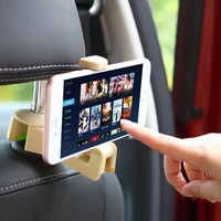 universal adjustable size car back seat headrest hooks holder hidden car mount stand for mobile phones multi function bracket