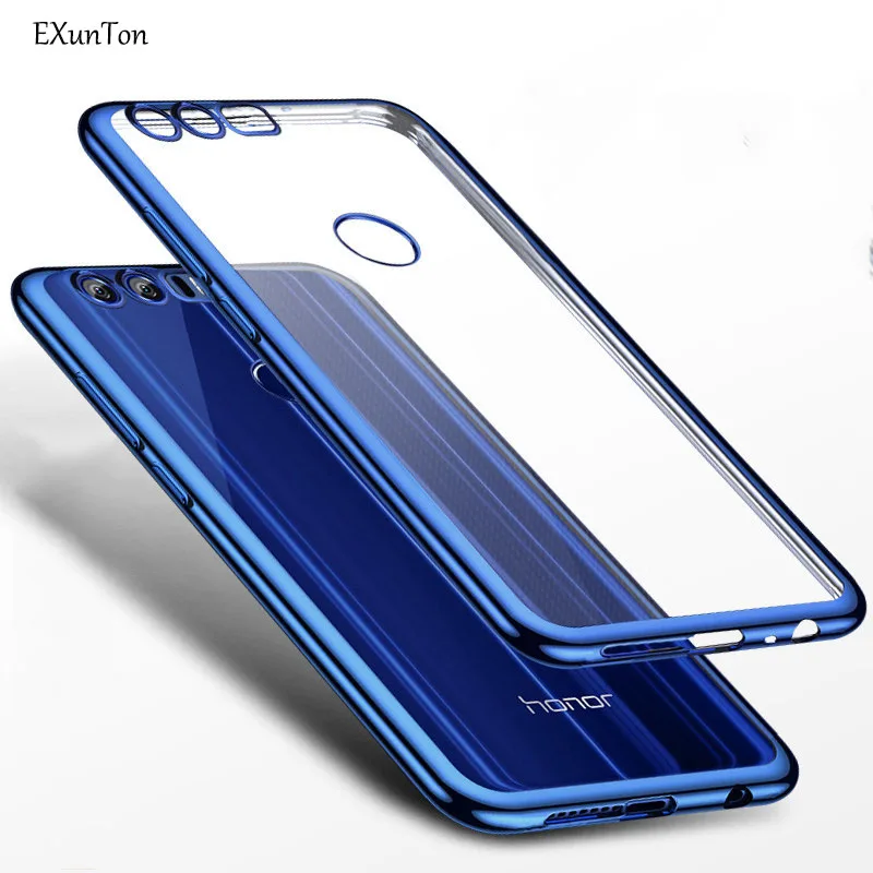 Простой Чехол-бампер для Huawei Honor V10 8 9 10 7X 6X 7A 7C 8X Max Pro Lite Play Note Ультратонкий