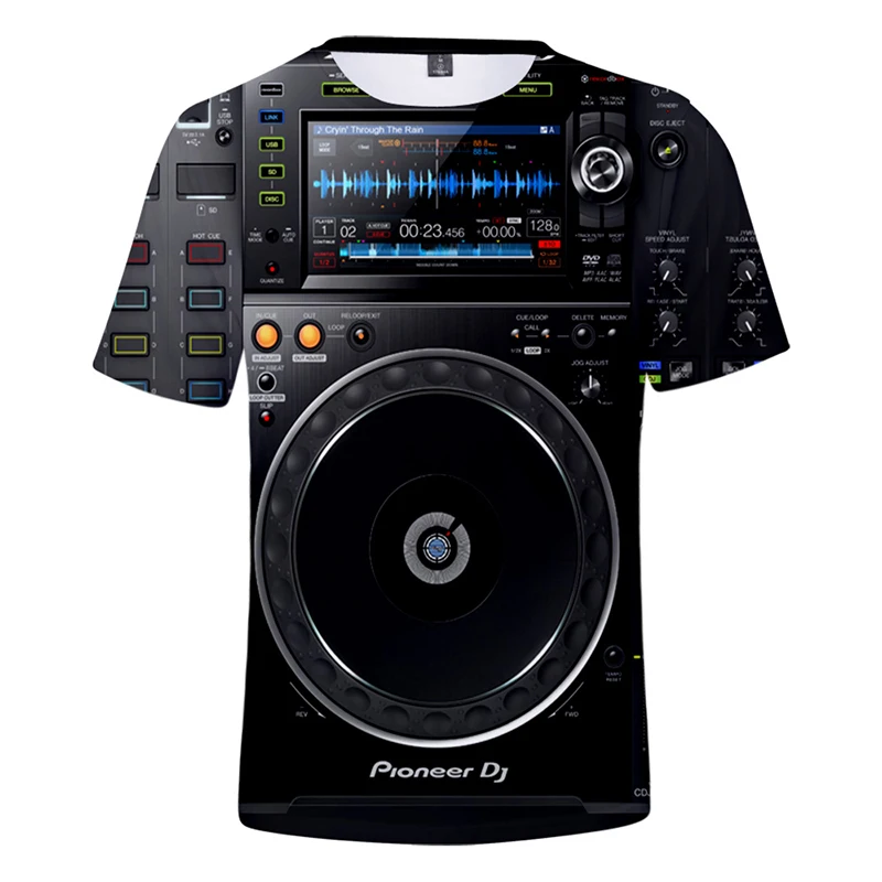 2 Новейшие модные 3d футболки Pioneer Pro Dj с круглым вырезом и коротким рукавом для мужчин и женщин, хип-хоп 3D футболки, футболки, свитшоты, топы - Цвет: 2