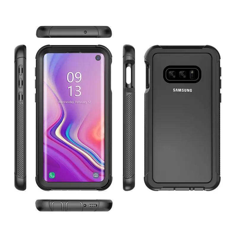 Прочный бампер чистый чехол для samsung Galaxy Note 9 10 S9 S8 Plus чехол PC TPU задняя крышка для samsung Galaxy S10e S10 plus чехол