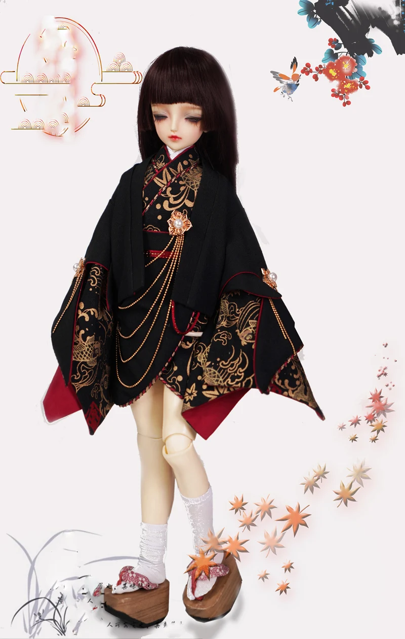 

1/4 1/3 шарнирная одежда японский старинный костюм кимоно юката для BJD/SD MSD SD10 девочка SD17 SSDF сильный дядя куклы аксессуары 176