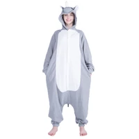 adult anime rhinoceros cosplay kigurumi onesies costume for women men polar fleece funny warm soft animal onepieces pajamas