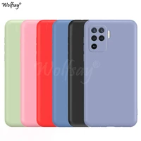 for oppo a74 case for oppo a74 case liquid silicone soft tpu protector rubber cover for oppo a74 a94 4g 5g a55 a53 a53s case