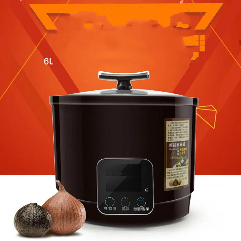 6L Automatic Black garlic fermenter household DIY zymolysis zymosis pot maker 110V 220V black fermenting machine EU | Бытовая техника