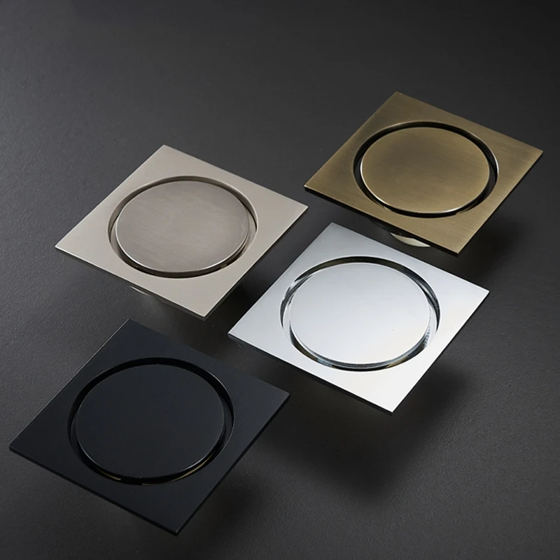 4 дюймовая вставка для плитки квадратный пол мусорные решетки ванная комната Душ