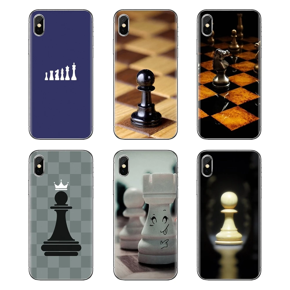 Шахматная доска для Xiao mi 6 A1 Max x 2 5X 6X Red Note 5 5A 4X 4A A4 4 3 Plus Pro прозрачный мягкий чехол