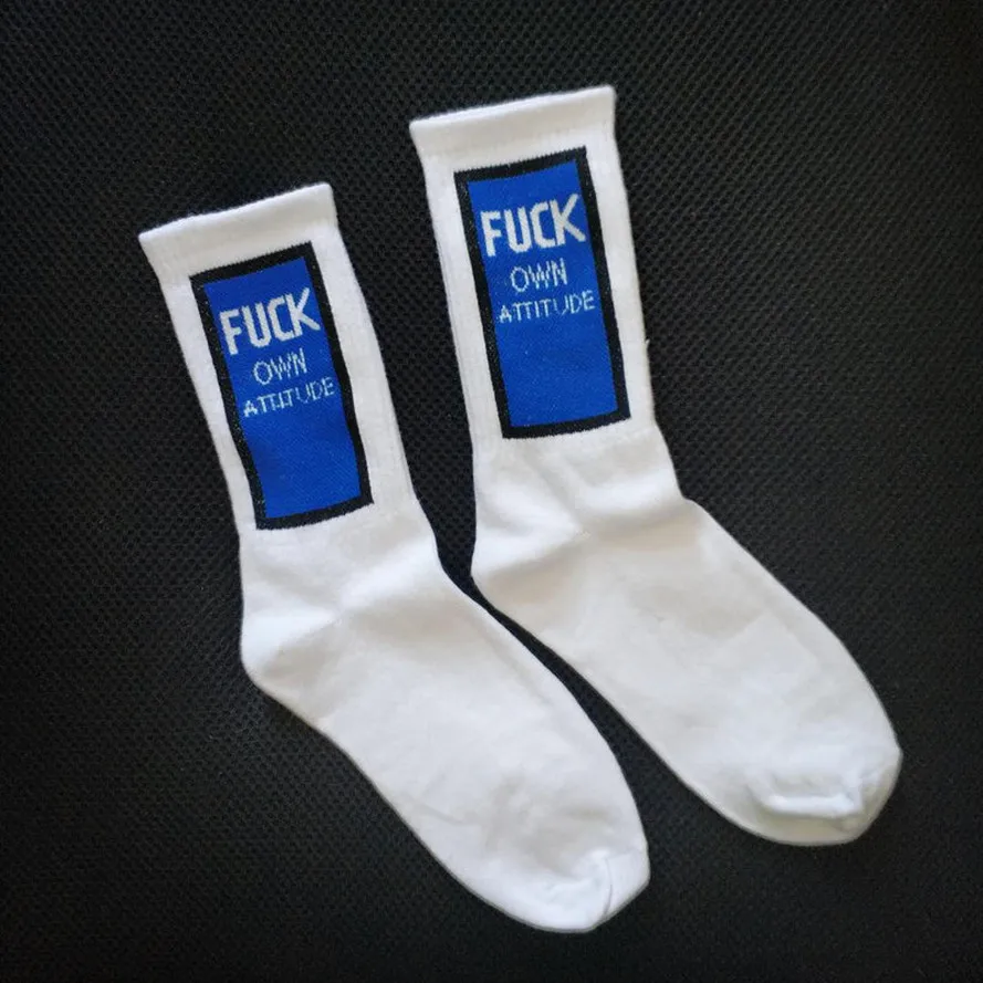Индивидуальные носки в стиле хип хоп для мужчин и женщин хлопковые уличном