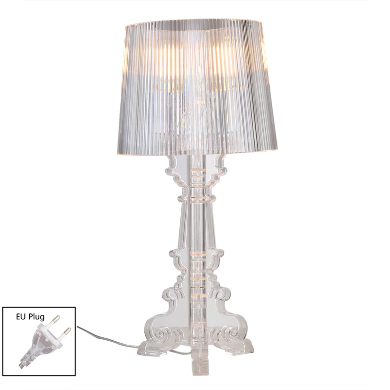 Акриловая Настольная лампа для спальни гостиной настольная кровать светильник