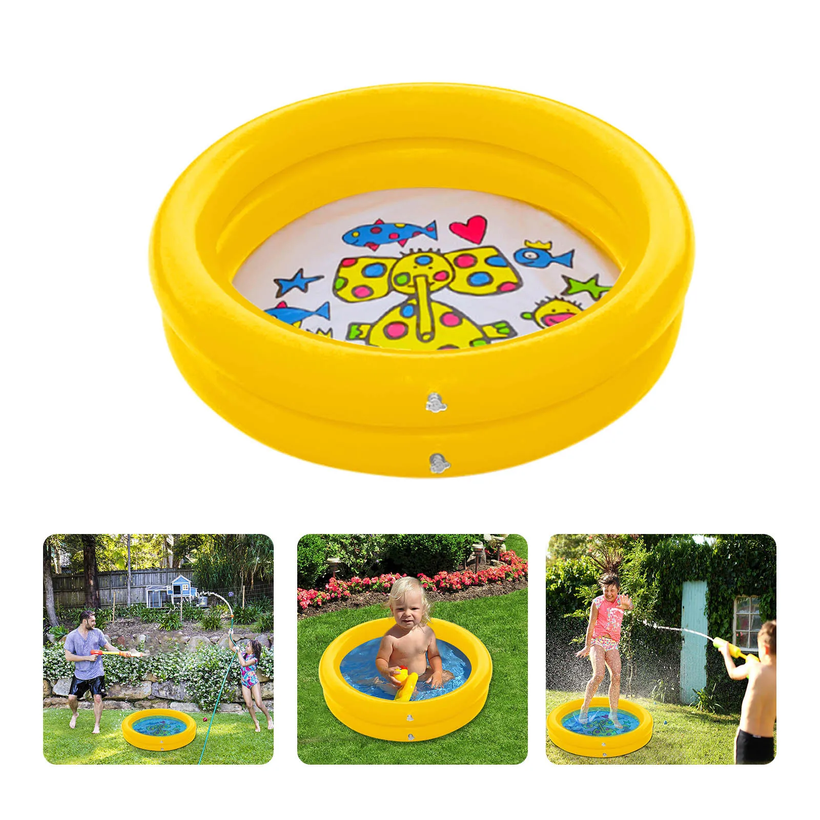 

2021 New Baby Swimming Pool Pvc Double-layer Swimming Pool Round Children's Pool Summer Kids Water Games