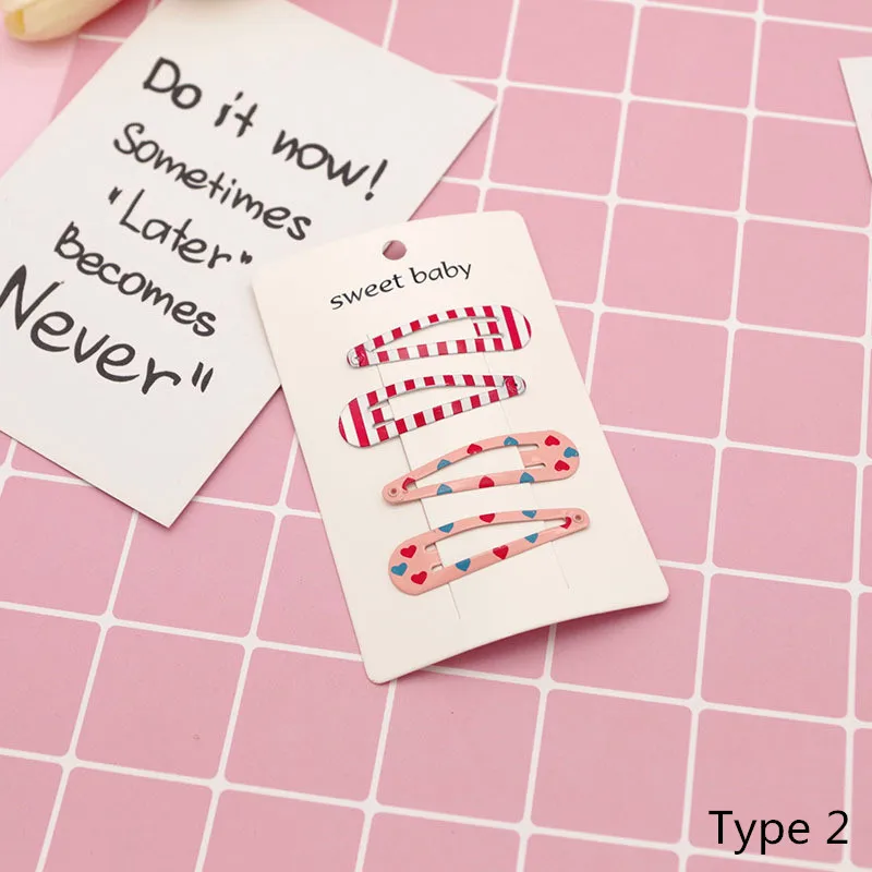 Красивые детские заколки для волос девочек милые детей цветной ободок случайные