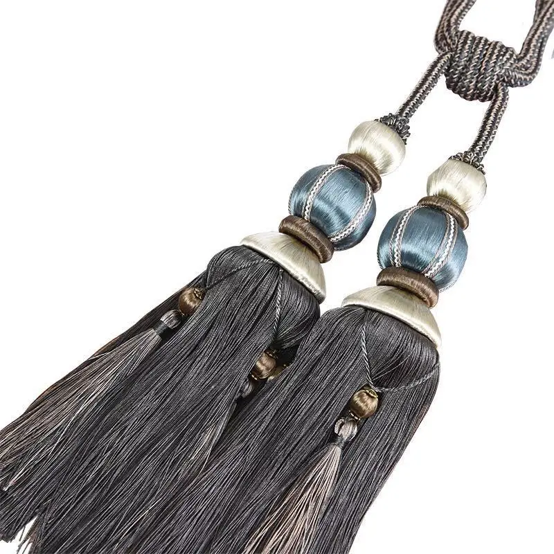 

European Style Curtain Bandage Hanging Ball Pairs of Tassels Hanging Ball Tassel Curtain Tying Wholesale decorative balls