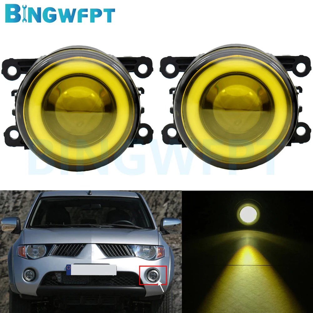 2 шт./компл. для Mitsubishi Triton L200 Противотуманные фары в сборе DRL Outlander XL
