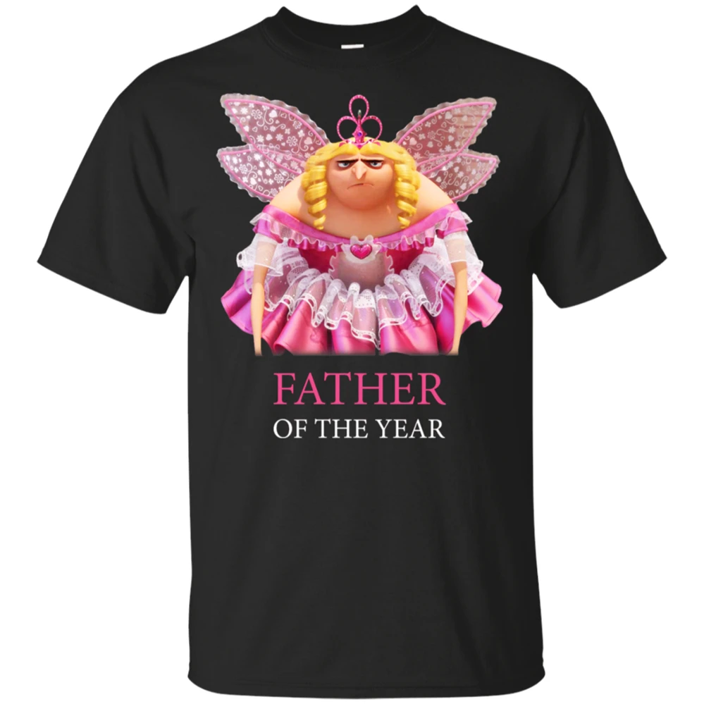 Футболка Гадкий я Миньоны ФЕЯ папа премиум черно темно синяя футболка для мужчин