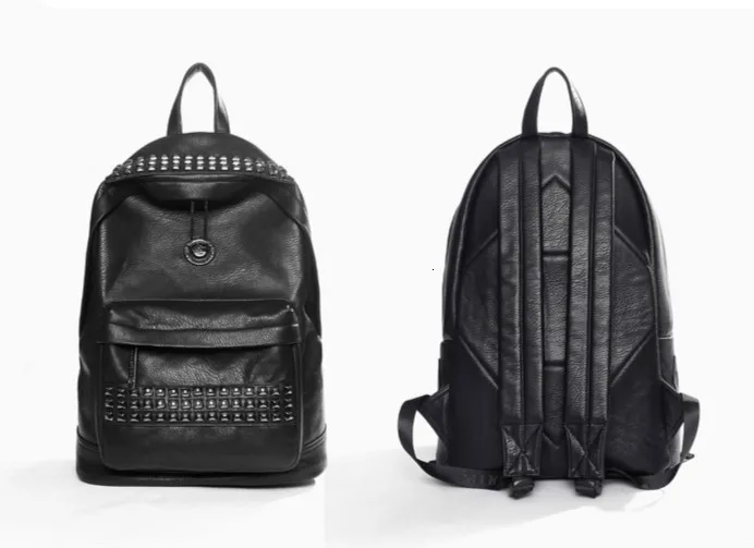 Рюкзак из натуральной кожи для путешествий диагональный женский отдыха с