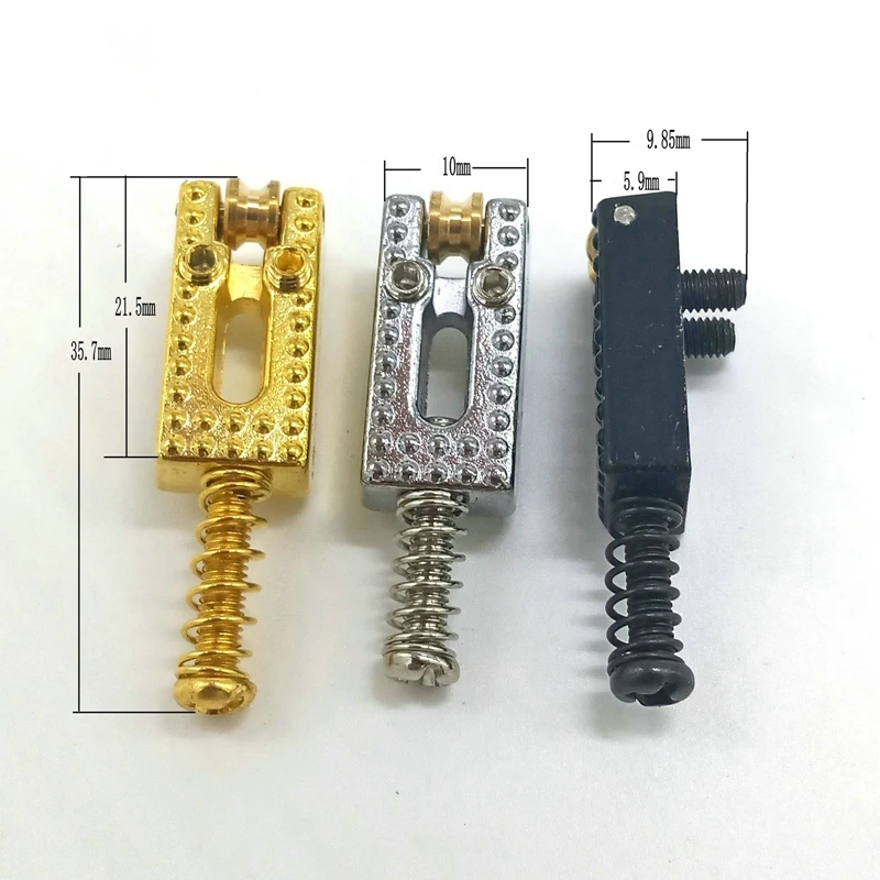 

6 Roller Tremolo Bridge Pull String Code Electric Guitar Saddles for Strat Tele Electric Guitar Accessories