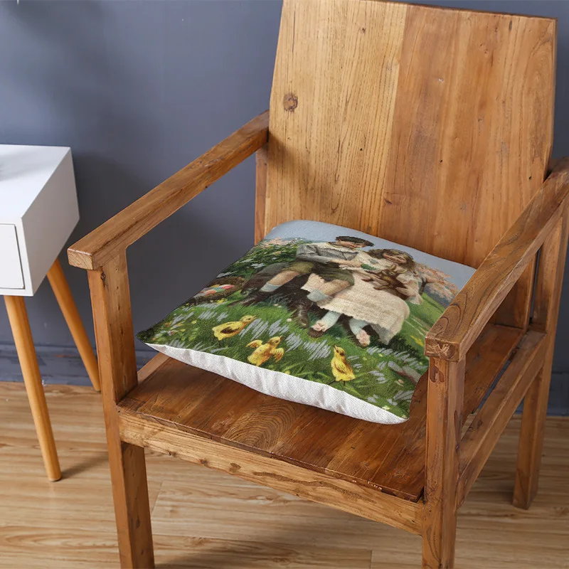 

FFO Retro Style Pillow Case Arboreal Animal Simple Print For Home Sofa Chair Bed Cussion Decorative Pillowcases Soft Bolster Bag