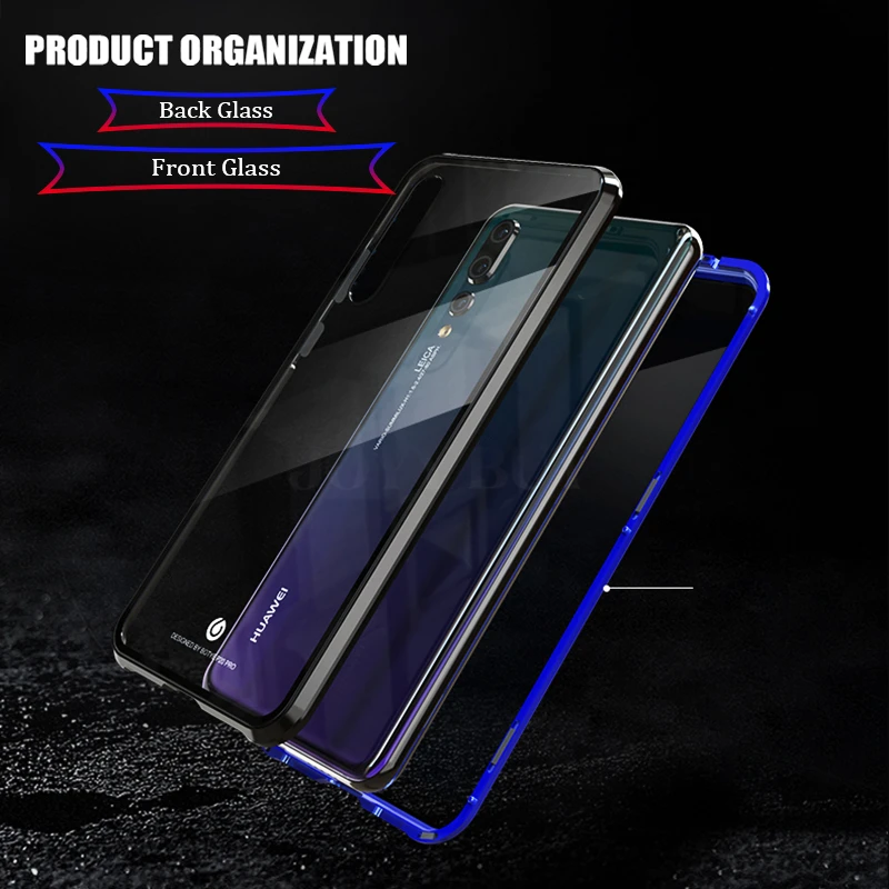 360 полный защитный чехол для телефона huawei P20 Pro Магнитный противоударный