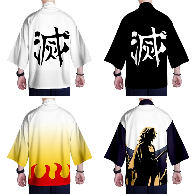 Аниме демон убийца Kimetsu No Yaiba Tanjiro Kamado Nezuko косплей костюм мужские куртки типа