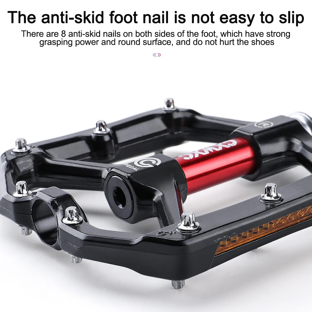 1 пара Алюминий сплава прочная с светоотражающая полоска Эргономичный велосипед