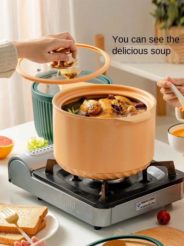 

Nordic Кастрюля/кастрюля дома газовая плита специальные китайские Кастрюли Суп керамическая кастрюля для супа горшок