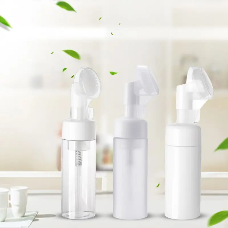 

150ML Transparent Soap Foaming Bottle Portable Facial Cleanser Foam Maker Bottle