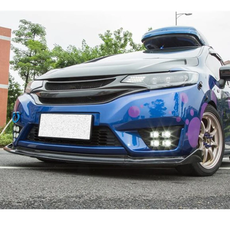 CEYUSOT для 3 шт. Honda Fit Jazz Комплект переднего бампера кузова диффузор дефлектор