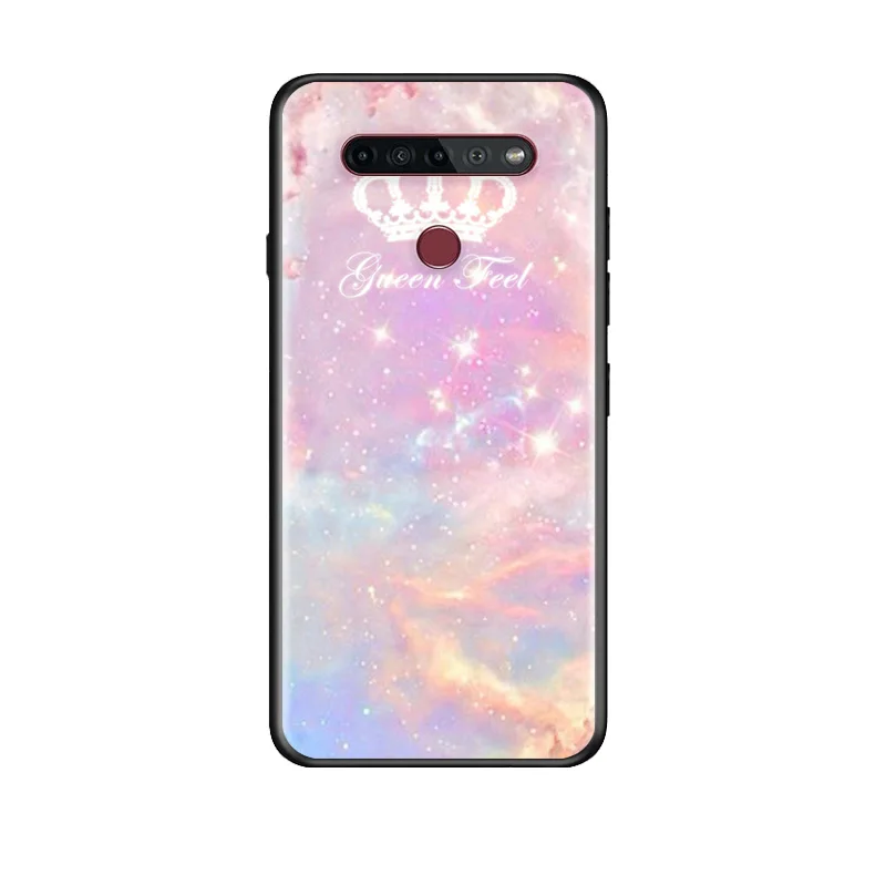 

Pastel Rainbow Art For LG G8 V30 V35 V40 V50 V60 Q60 K40S K50S K41S K51S K61 K71 K22 ThinQ 5G Phone Case