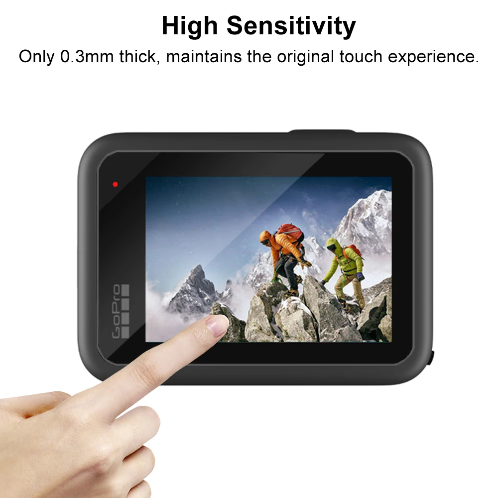 Черная Защитная Пленка Для GoPro Hero 12 11 10 9 Крышка Объектива Камеры Противоударный