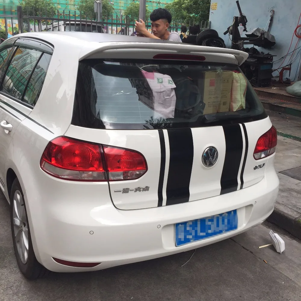 Спойлер для VW Golf задний спойлер из АБС пластика Volkswagen 6 2010 2013|rear spoiler|car rear wingrear wing |