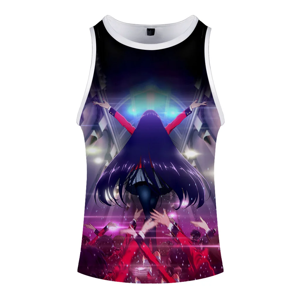 Круглый аниме джабами юмеко Kakegurui жилет для косплея без рукавов дышащая мужская