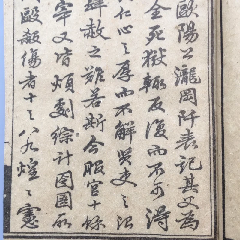 Книга из древней китайской рисовой бумаги тетрадь с нитями Китайской Республики