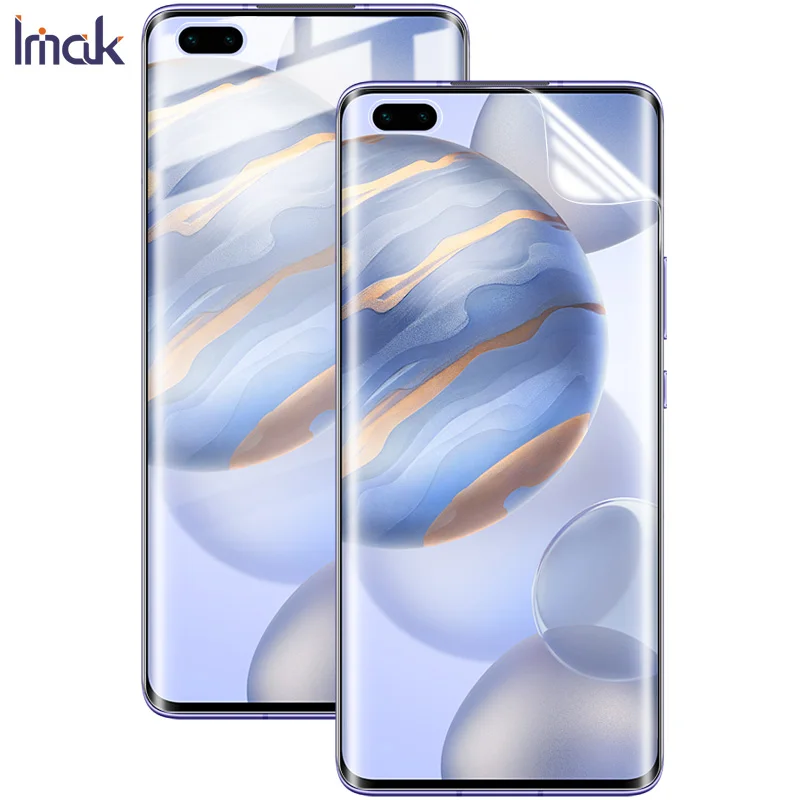 Imak 2 шт. Чувствительная прозрачная Гидрогелевая тонкая пленка для Huawei Honor 30 Pro/30 Pro +
