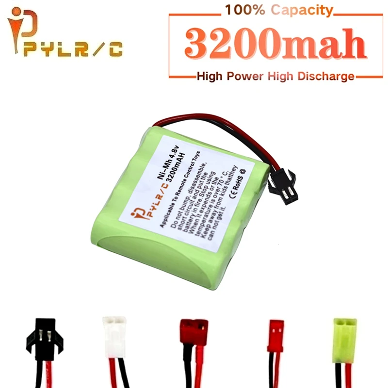 Аккумуляторная батарея 4 8 в для радиоуправляемых игрушек автомобилей танков