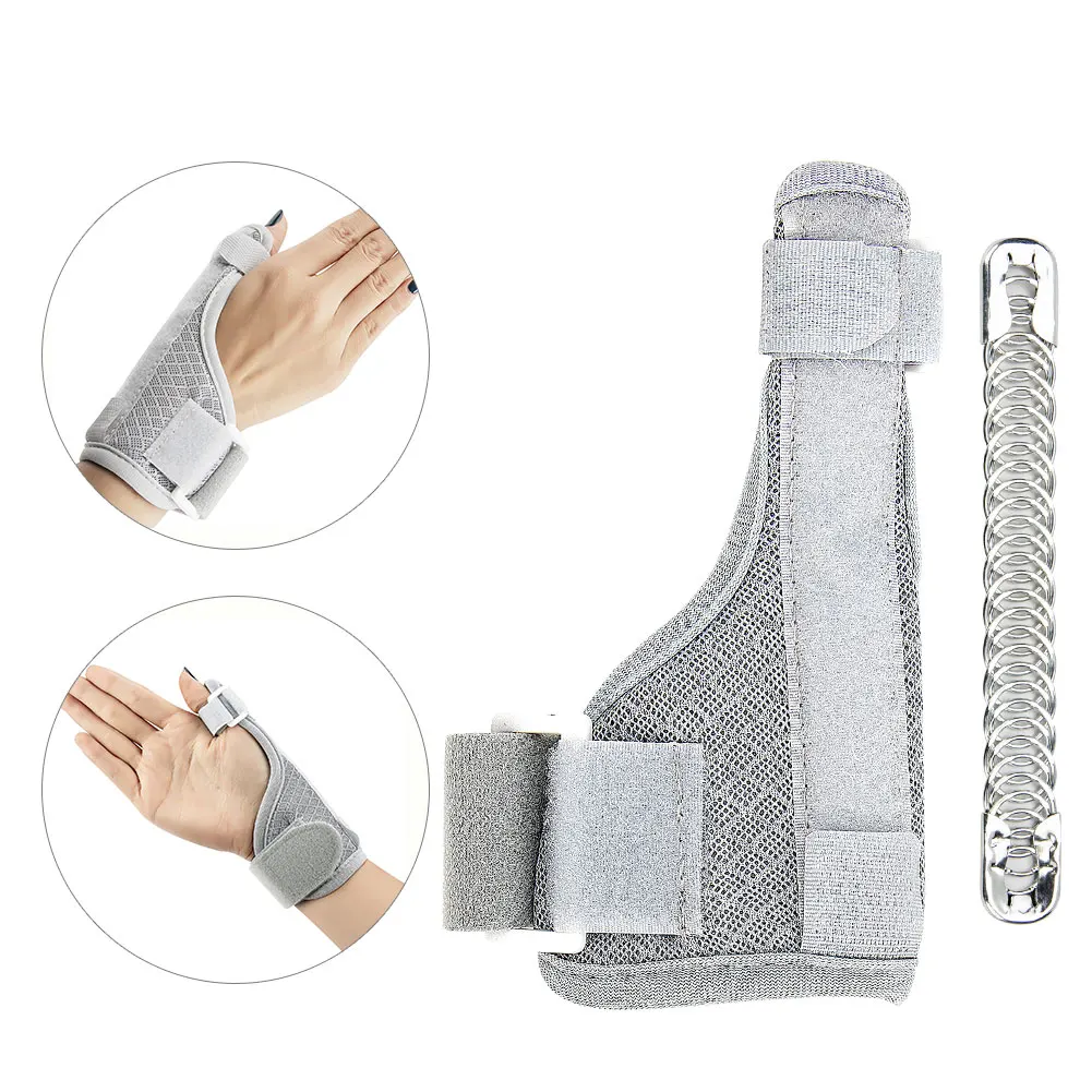 

1pc Medical Thumb Brace Adjustable Thumb Splint Wrist Brace for Tendonitis Arthritis Pain Relief Fixed Support Corrector Pads
