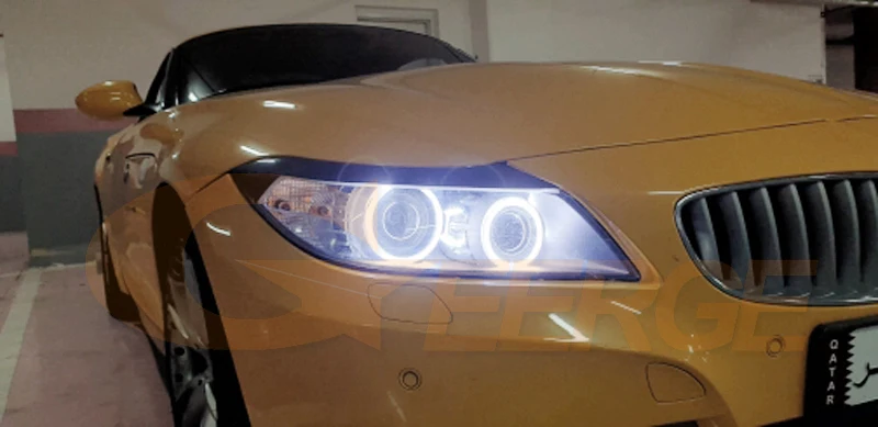 Отличный ультра яркий COB led Ангельские Глазки halo кольца автомобильный Стайлинг