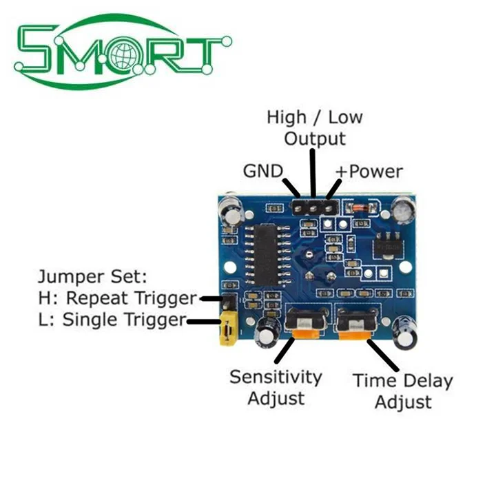 

Smart Electronics~ HC-SR501 Adjust IR Pyroelectric Infrared PIR Motion Sensor Detector Module