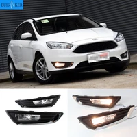 car front bumper fog light assembly lampshade h11 bulb harness wire bracket cover for ford focus mk3 2015 2016 2017 2018