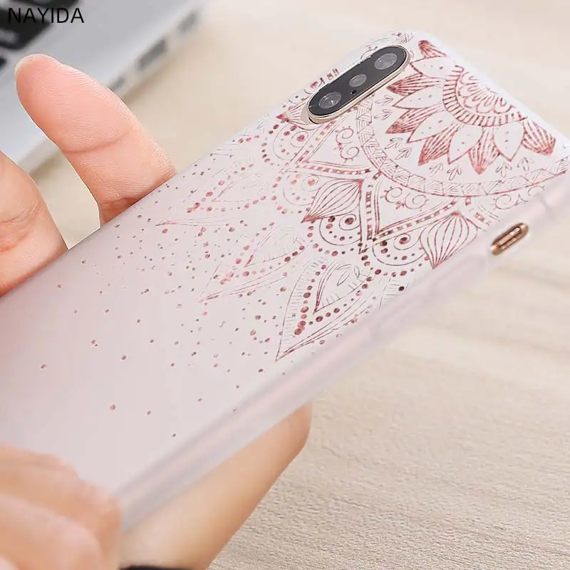 Мягкий силиконовый чехол для Xiaomi Redmi 9a 8a 7a 6a 5a 4a 9at 9Prime 9 8 7 6 5 K20Pro с цветочной