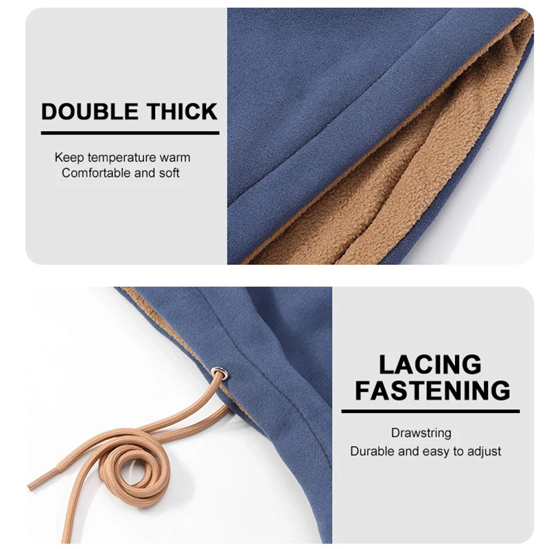 Зимняя супер теплая велосипедная маска для лица шарф ветрозащитная Лыжная шапка