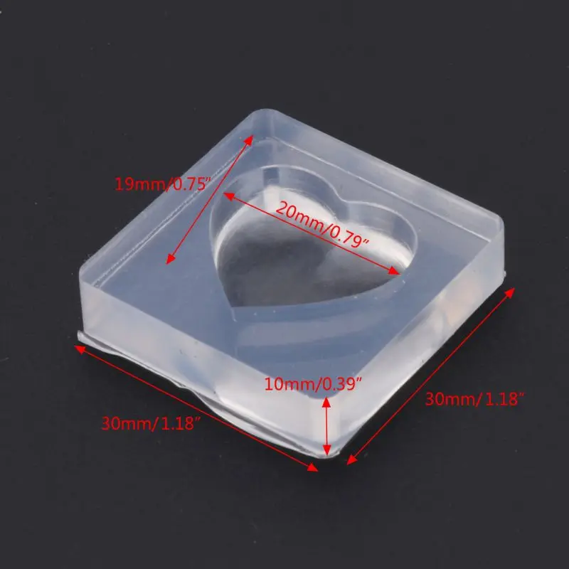 

Jewelry Silicone Mold 3D Heart Shape Pendant Epoxy Resin Jewelry DIY Craft Tool