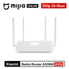 Маршрутизатор Xiaomi Redmi AX3000 AX6, Wi-Fi 6, 6 ядер, 512 МБ ОЗУ, сетка, домашний IoT 4, усилитель сигнала 2,4 ГГц, 5 ГГц, автоматическая адаптация, двухдиапазонный OFDMA
